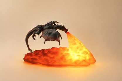 Lámpara Dragón de Fuego 3D — Edición Coleccionista Lumicraft